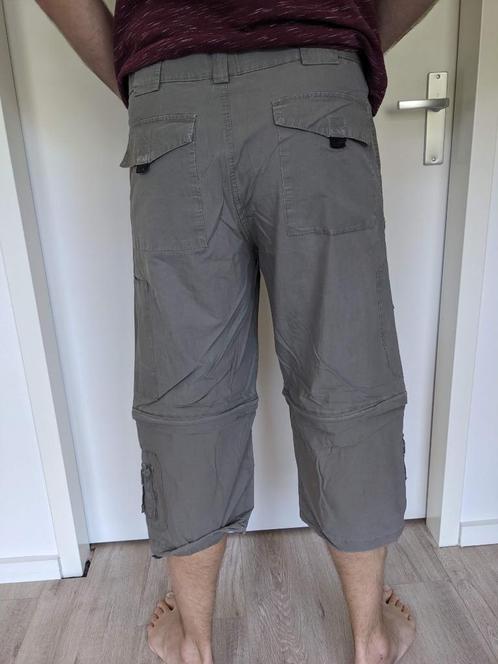 Biaggini cargo driekwart broek, maat 48 (afritsbare broek), Kleding | Heren, Broeken en Pantalons, Gedragen, Maat 48/50 (M), Grijs