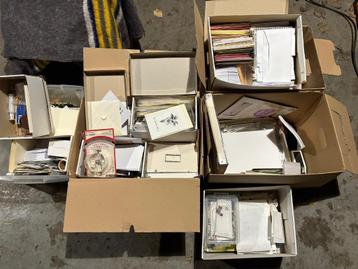 Materialen voor zelf maken van wenskaarten beschikbaar voor biedingen