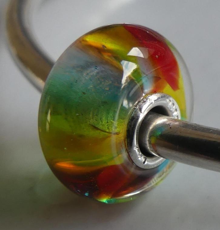 Trollbeads  REGENBOOG, Sieraden, Tassen en Uiterlijk, Bedels, Zo goed als nieuw, Trollbeads, 1 bedel, Verzenden