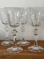 Wijnglazen Kristal Geslepen, Ophalen of Verzenden