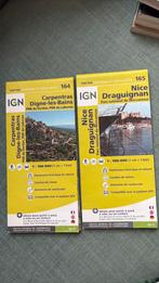 IGN Frankrijk- kaart 164 en 165 Verdon en Mercantour, Overige merken, Fiets- of Wandelgids, Europa, Ophalen of Verzenden