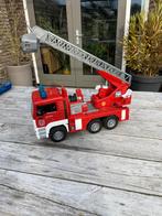 Bruder Brandweerauto met Ladder, Ophalen of Verzenden, Gebruikt