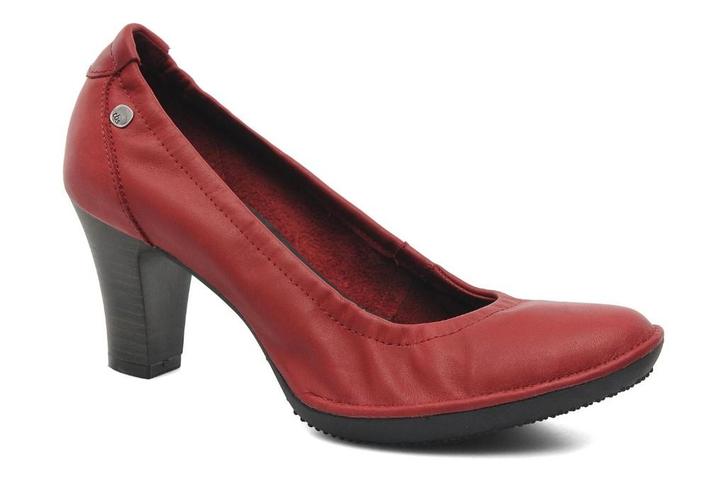 TBS pumps hakken Frimma, mt 39, echt leer, rood, zgan, Kleding | Dames, Schoenen, Zo goed als nieuw, Pumps, Rood, Ophalen of Verzenden