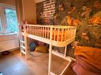 Oliver Furniture Wood Low Loft Bed - Hoogslaper, Ophalen, 85 tot 100 cm, Zo goed als nieuw, Hoogslaper of Stapelbed