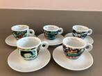 Illy Espresso Kopjes Set - Kunst Collectie Nam June Pike, Ophalen of Verzenden, Zo goed als nieuw, Overige stijlen, Kop(pen) en/of Schotel(s)