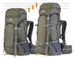 Lichtgewicht Dutch Mountains rugzak 65-75 ltr +. regenhoes, Overige merken, 25 tot 40 cm, Ophalen of Verzenden, Zo goed als nieuw