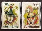 Suriname 864/5 postfris Corneille 1995, Ophalen of Verzenden, Postfris