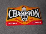 CHAMPION BOUGIE EMAILLE RECLAMEBORD, Verzamelen, Ophalen, Zo goed als nieuw, Reclamebord