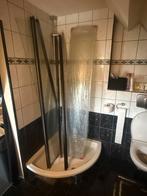 Halfronde Douchewand met 2 schuifdeuren, Ophalen, Nieuw, Met douche