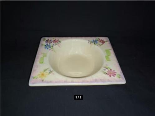 Clarice Cliff Aura Daisy Rectangular, Unusual shaped dish 35, Antiek en Kunst, Antiek | Porselein, Ophalen of Verzenden