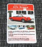 autokaartje ALFA ROMEO SPIDER, Nieuw, Auto's, Ophalen of Verzenden