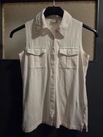 Mouwloze blouse maat 1 van Pauw, Ophalen of Verzenden, Gedragen, Maat 36 (S), Wit