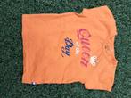 koningsdag oranje Queen of the day maat 98, Ophalen of Verzenden, Nieuw, Jongetje of Meisje, Shirtje of Longsleeve