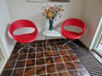 Rode Design Stoeltjes 2 stuks, Huis en Inrichting, Stoelen, Ophalen, Nieuw, Rood, Twee