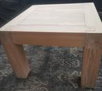 Blank Eiken Salontafel vierkant 60x60x42, Ophalen, Gebruikt, 50 tot 100 cm, 50 tot 100 cm