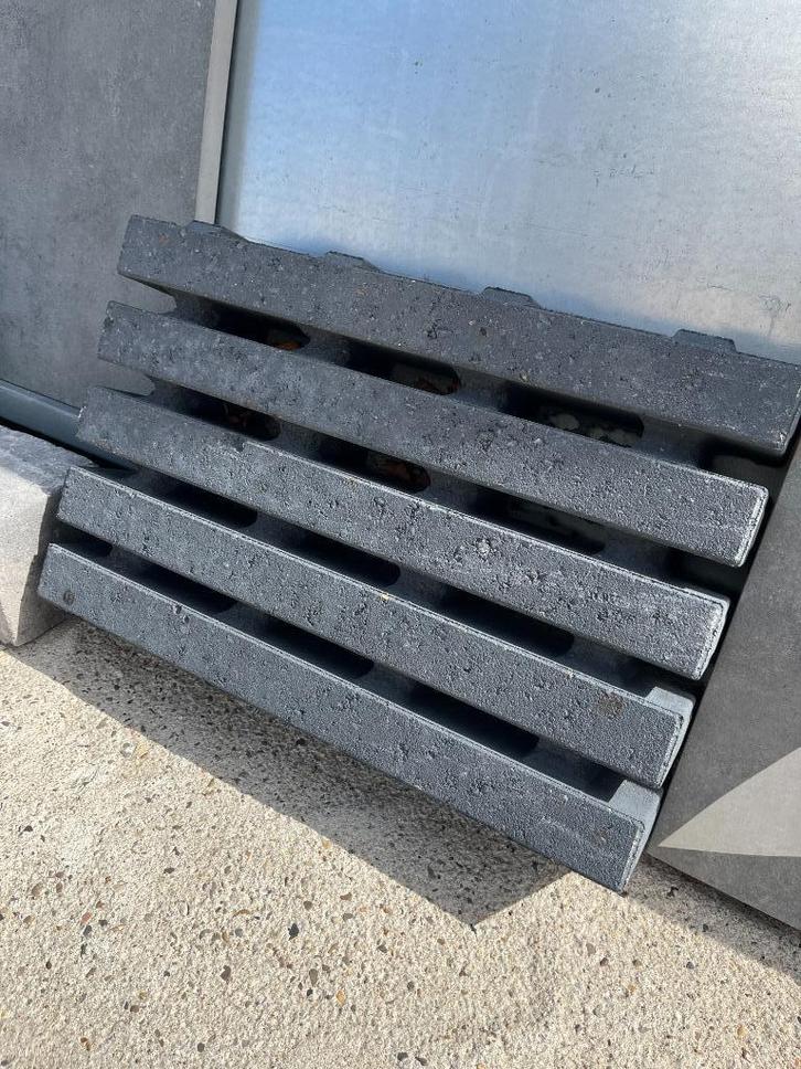 60x40x12 cm Ecosteen Stroke antraciet, Tuin en Terras, Tegels en Klinkers, Nieuw, Terrastegels, Beton, 10 m² of meer, Ophalen of Verzenden