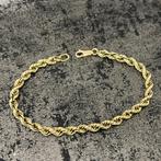14k gouden rope armband zware schakel, Ophalen of Verzenden, Nieuw, Goud