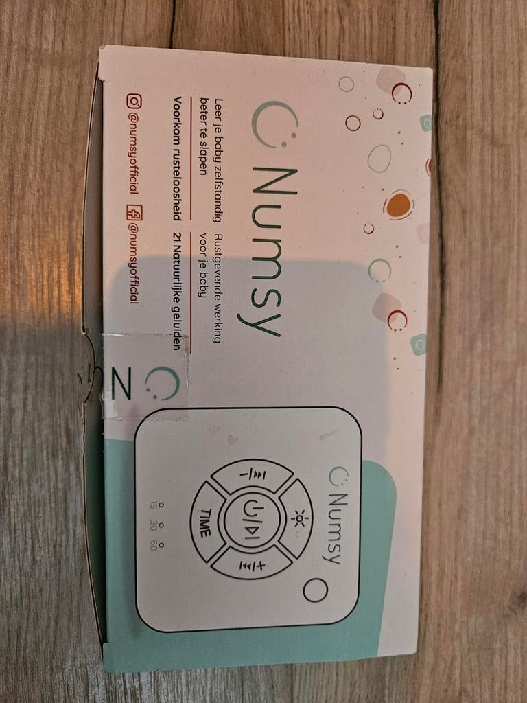 Numsy Baby Rustgevende Geluiden, Kinderen en Baby's, Babyfoons, Ophalen of Verzenden, Zo goed als nieuw, 250 meter of meer