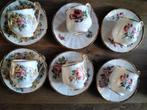 Royal Priory Dale kop en schotels - set van 6, Antiek en Kunst, Antiek | Servies los, Ophalen
