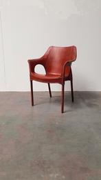 Sol Y Luna cognac leer tuigleer zadelleren design stoelen, Huis en Inrichting, Stoelen, Ophalen, Gebruikt, Bruin, Leer