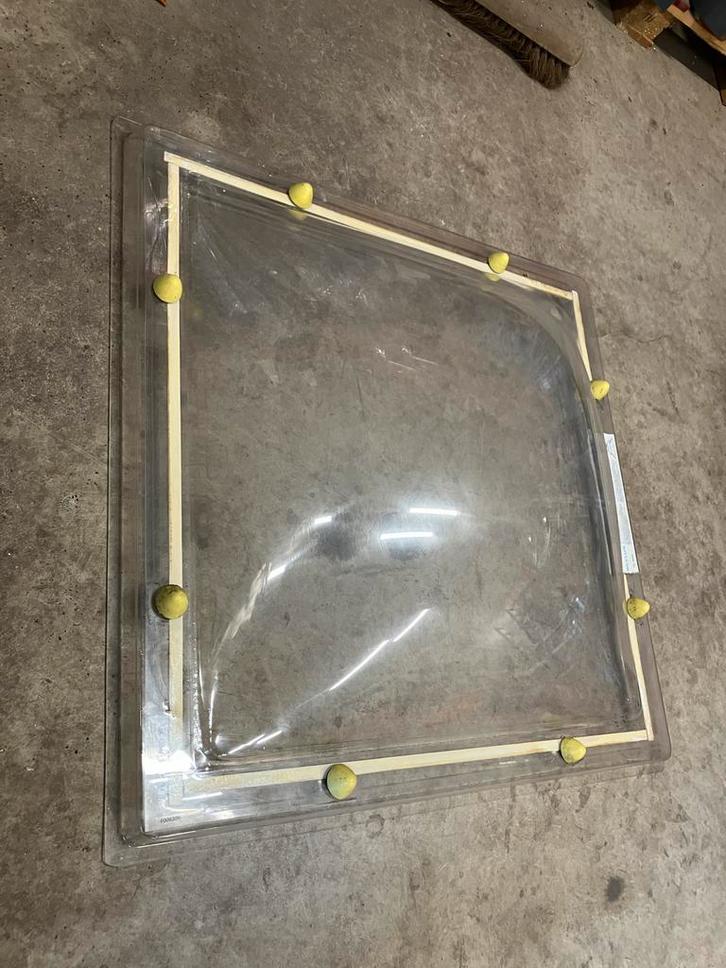 Skylux Lichtkoepel dubbelwandig 70x70 cm - Compleet!, Doe-het-zelf en Verbouw, Platen en Panelen, Gebruikt, Overige materialen