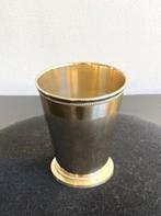 Strak vintage Electro Plated Nickle Silver vaasje of roemer, Ophalen