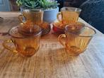 bruin servies vintage, Huis en Inrichting, Ophalen, Gebruikt