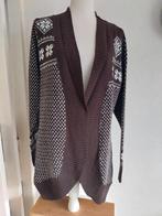 Bruin vest met Noorse print valt als L/XL, Kleding | Dames, Truien en Vesten, Bruin, Maat 42/44 (L), Ophalen of Verzenden, Zo goed als nieuw