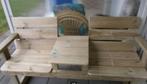 bank tete a tete opgesteld, Ophalen of Verzenden, Nieuw, Hout