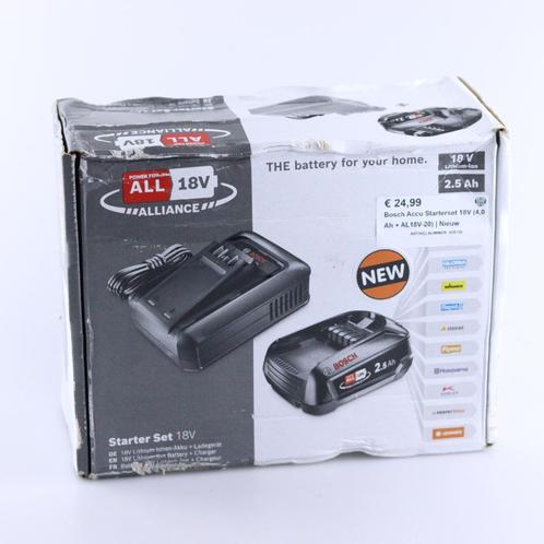 Bosch Accu Starterset 18V (4,0 Ah + AL18V-20) | Nieuw, Doe-het-zelf en Verbouw, Gereedschap | Overige machines, Nieuw