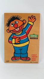 Vintage houten puzzel Sesamstraat, Ernie. CTW 20015. 4C8, Ophalen of Verzenden