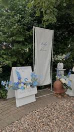 Welkomstborden met bloemen - Verhuur, Ophalen, Nieuw, Geboorte of Huwelijk