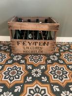 Leuke oude limonade krat met 12 glazen flessen, Ophalen, Zo goed als nieuw