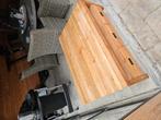 Teak Salontafel 80 x 120 x 45, Ophalen, 100 tot 150 cm, Teakhout, 50 tot 100 cm