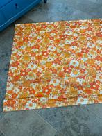 Vintage Jaren 70 Vouwgordijn Oranje Rood, Ophalen, Gebruikt, 100 tot 150 cm, 50 tot 100 cm