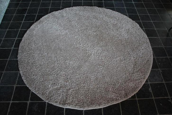 Zacht rond hoogpolig vloerkleed Life Shaggy beige Ø200 cm., Huis en Inrichting, Stoffering | Tapijten en Kleden, Nieuw, 150 tot 200 cm