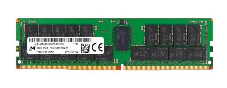 32GB 2Rx4 PC4-2666V DDR4-2666 ECC Micron, Computers en Software, RAM geheugen