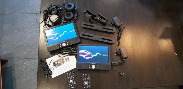 Lenco koppelbare DVD-set voor in de auto DVP-940, Audio, Tv en Foto, Dvd-spelers, Zo goed als nieuw, Dvd-speler, Overige merken