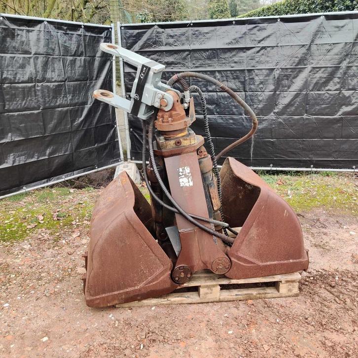 Hydraulische grijper met draaikop., Tuin en Terras, Overige Tuin en Terras, Ophalen