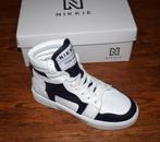 NIKKIE - leren sneaker Livia midnight blue - maat 40, Kleding | Dames, Schoenen, Overige kleuren, Nieuw, Ophalen of Verzenden