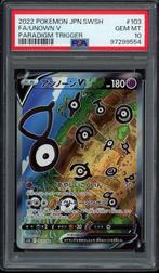 Unown V PSA 10 - 103/098 - Japanese Paradigm Trigger 2022, Ophalen of Verzenden, Zo goed als nieuw, Losse kaart