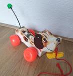 Retro Vintage FISHER PRICE Little Snoopy Trek Hondje 693, Ophalen of Verzenden, Zo goed als nieuw, Duw- of Trekspeelgoed, Met geluid