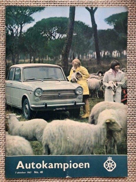 Auto Kampioen 1967: Test Fiat 125, Simca 1100, Ophalen of Verzenden, Gelezen, Algemeen