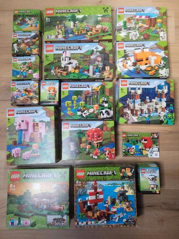 Minecraft Lego Collectie beschikbaar voor biedingen