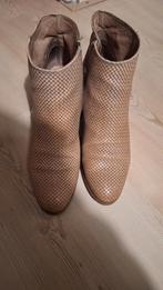 Leren Carmens laarsjes maat 40, Ophalen of Verzenden, Zo goed als nieuw, Zwart