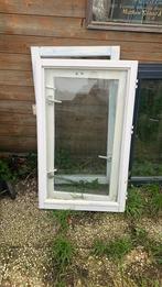 Diverse Ramen hardhout 74x122, Ophalen, Raamkozijn, Zo goed als nieuw, 75 tot 150 cm