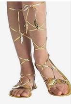 Sandalen goud Griekse sandalen maat 41, Ophalen of Verzenden, Zo goed als nieuw