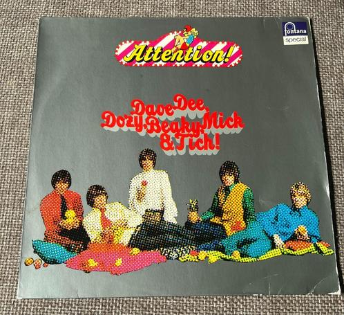 Lp Dave Dee Dozy Beaky Mick & Tich Attention, Cd's en Dvd's, Vinyl | Rock, Zo goed als nieuw, Poprock, 12 inch, Ophalen of Verzenden