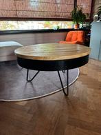 Grote ronde salontafel, Ophalen, Gebruikt, Rond, 50 tot 100 cm