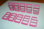 L270 Raam frame 1x4x6 met spijlen magenta 10 st., Ophalen of Verzenden, Nieuw, Losse stenen, Lego